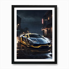 Lamborghini 10 Art Print