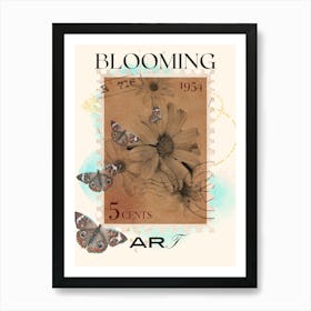 Blooming Butterflies Affiche