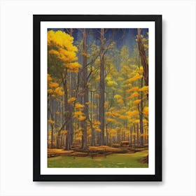 Autumn Forest 64 Art Print