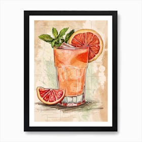 Paloma Inspired Watercolour Art Print