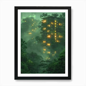 City In The Jungle Art Print