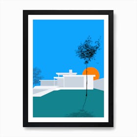 Minimal House 1 Art Print