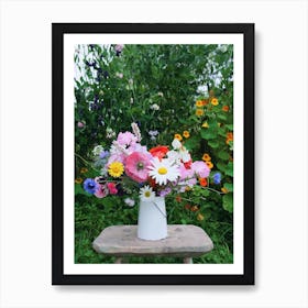 Summer Flower Power Art Print