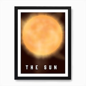 The Sun Space art Art Print