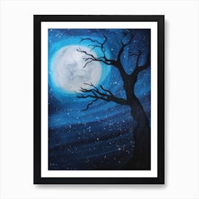 Full moon Art Print