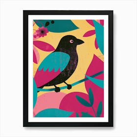 Bird On A Branch 30 Art Print