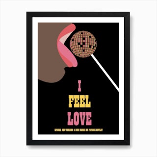 I Feel Love (Version), Donna Summer Art Print