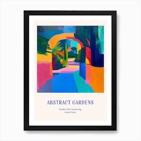 Colourful Gardens Franklin Park Conservatory Usa 1 Blue Poster Art Print