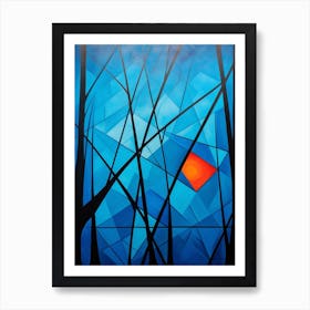 Geometric Abstraction Illustration 9 Art Print