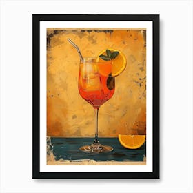 Aperol Spritz Art Print 24 Art Print