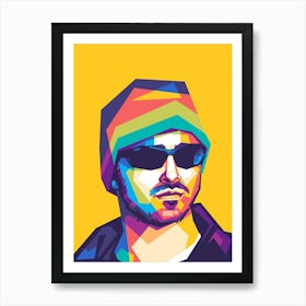 Jesse Pinkman Breaking Bad Wpap Art Print