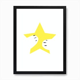 Star Hug Kids Art Print