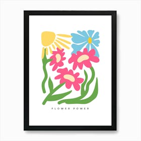 Flower Power, Matisse Art Print