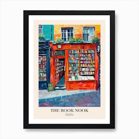 Dublin Book Nook Bookshop 1 Poster Art Print