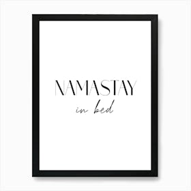 Bedroom Funny Prints 17 Art Print