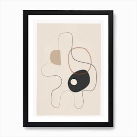 Minimal Abstract Art 41 Art Print