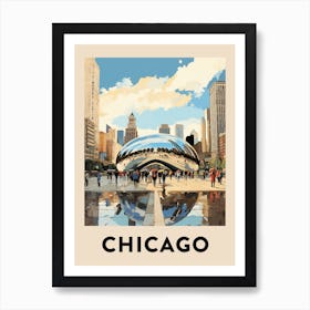 Chicago Travel Poster 26 Art Print