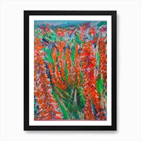 Aloes On Canvas Art Print