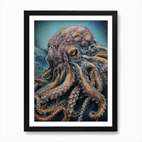 Octopus 7 Art Print