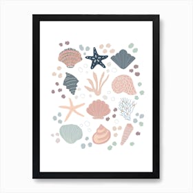 Seashells Art Print