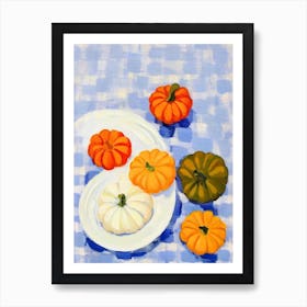 Pumpkin 2 Tablescape vegetable Art Print
