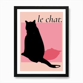Le Chat Art Print