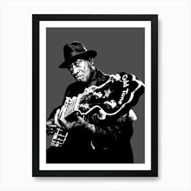 Taj Mahal American Blues Musician Legend Art Print