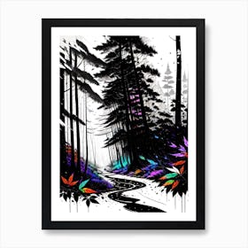 Forest Path 24 Art Print