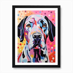 Pop Art Paint Dog 4 Art Print