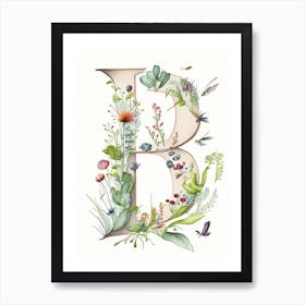 B, Letter, Alphabet Quentin Blake Illustration 6 Art Print