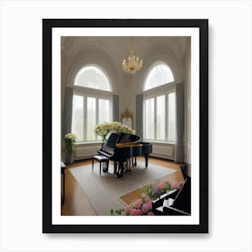 Grand Piano In A Room 11 Art Print