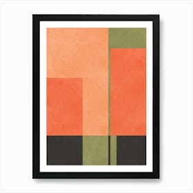 Expressive geometric harmony 4 Art Print