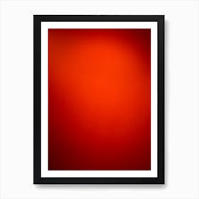 Abstract Orange Art Print