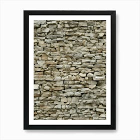 Distressed Brick Tile 22 Art Print