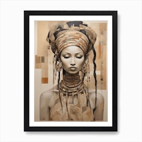 Tribal Woman Art Print