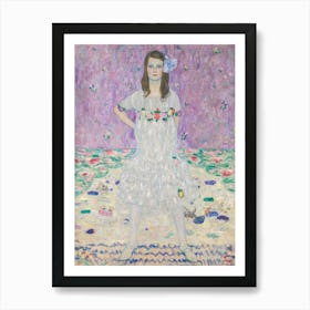 Mäda Primavesi Gustav Klimt, junges Mädchen pastel Malerei Art Print