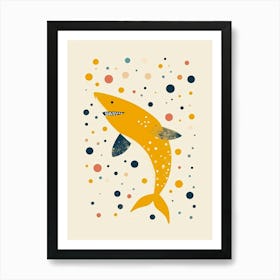 Yellow Shark 2 Art Print