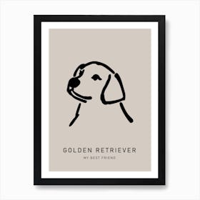 Golden Retriever Art Print