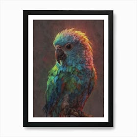 Colorful Parrot 29 Art Print