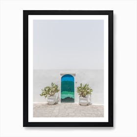 Famous Door In Ostuni Art Print