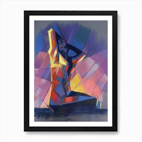 Cubistic Nude 06 (2013) Art Print