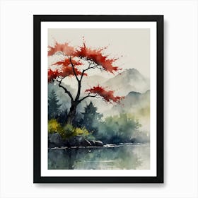 Japanese Tree Art Print