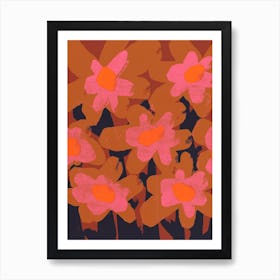 Big Flowers Art Print