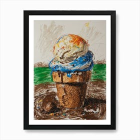 Ice Cream Cone 26 Art Print