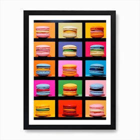 Photograph Negative Macarons Art Print