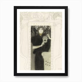Tragödie - Tragedy by Gustav Klimt (1897) Art Print