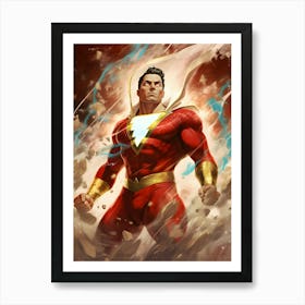 Shazam Painting Art Print