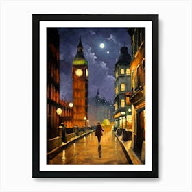 London At Night Art Print