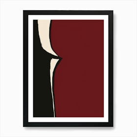 'The Woman In Red' 1 Art Print