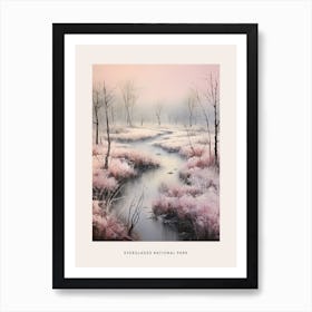 Dreamy Winter National Park Poster  Everglades National Park United States 3 Art Print